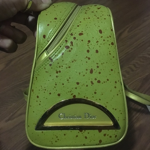 SOLD - Vintage Christian Dior Leather Handbag - Picture 2 of 8